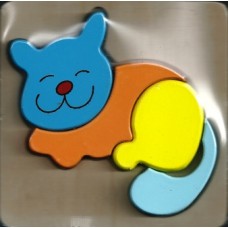 Wooden Block Cat Puzzle Wooden Block Cat Puzzle